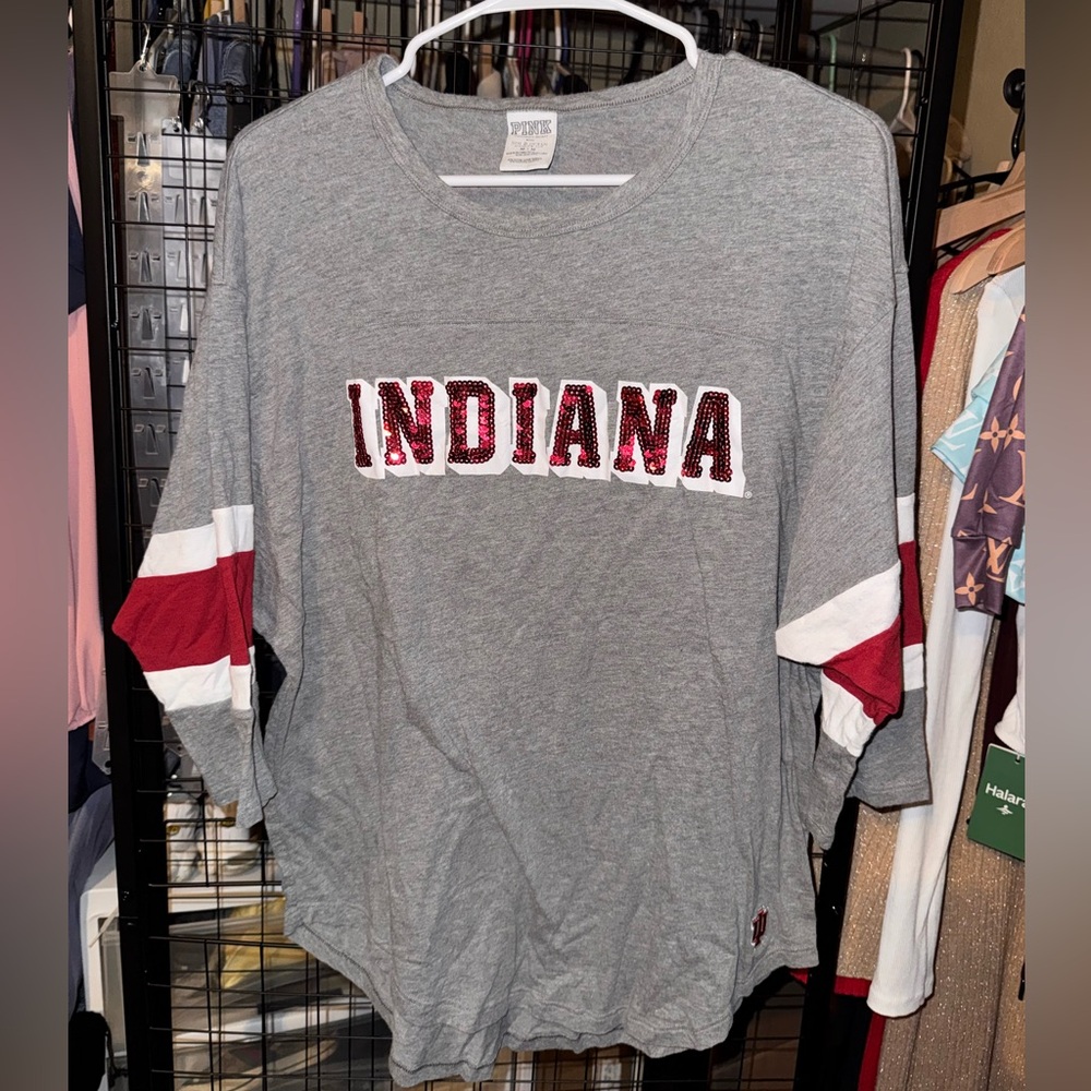 PINK Victoria's Secret Grey Crewneck Sweatshirt